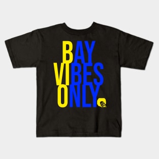 BAY VIBES ONLY - ROYAL & YELLOW Kids T-Shirt